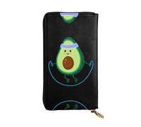 QAZWZML Jolie pochette à imprimé avocat, unisexe, long portefeuille, sac de rangement pour pièces de monnaie, convient pour les voyages et un usage quotidien