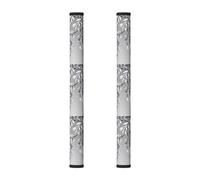 QAZWZML Lot de 2 gants de protection pour poignée de porte de réfrigérateur Motif branches de saule Argenté