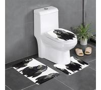 QAZWZML Lot de 3 tapis de salle de bain Motif faucheuse pour salle de bain, chambre à coucher, cuisine et décoration d'intérieur