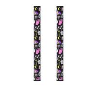 QAZWZML Magic Witchcraft Lot de 2 gants de protection pour poignée de porte de réfrigérateur Motif bohémien Pour micro-ondes et four.