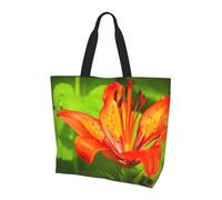 QAZWZML Sac à bandoulière à motif arbre, organiseur de courses, adapté pour les voyages, la salle de sport et les déplacements., Lys tigré, Taille unique