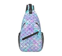 QAZWZML Sac à bandoulière à motif sirènes pour homme, adapté pour le fitness, le cyclisme et les voyages quotidiens