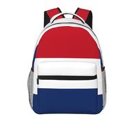 QAZWZML Sac à dos pour ordinateur portable avec drapeau néerlandais - Sac à dos léger pour voyage, randonnée, affaires, camping et salle de sport