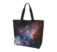 QAZWZML Sac à main en bois pour femme - Grande capacité - Sac à main et bandoulière - Imprimé campagne - Essentiel pour les trajets et le shopping, Universe Milky Way Galaxy, Taille unique