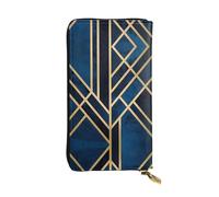 QAZWZML Sac de rangement abstrait à rayures géométriques pour pièces de monnaie, pochette longue, sac pour téléphone portable et compartiment pour carte d'identité adapté pour les voyages et un usage