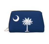 QAZWZML Sac de rangement pour cosmétiques avec drapeau de la Caroline du Sud - Pour voyage ou maison - Convient pour les voyages d'affaires et les vacances