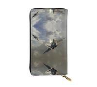 QAZWZML Sac de rangement pour pièces de monnaie d'avion, pochette longue, sac pour téléphone portable et compartiment pour carte d'identité adapté pour les voyages et un usage quotidien