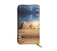 QAZWZML Sac de rangement pour pièces de monnaie de l'Égypte ancienne, pochette longue, sac pour téléphone portable et compartiment pour carte d'identité adapté pour les voyages et une utilisation