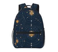 QAZWZML Star Ring Sac à dos pour ordinateur portable - Sac à dos léger pour voyage, randonnée, affaires, camping et salle de sport