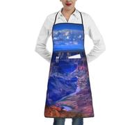 QAZWZML Tablier imprimé Beauty Grand Canyon, tablier réglable avec poches, adapté pour la cuisine, le jardinage et la cuisine.