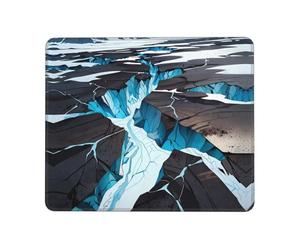 QAZWZML Tapis de souris de bureau imprimé Cracks in the glacier 17,8 x 21,8 cm