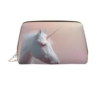 QAZWZML Trousse de toilette de voyage avec imprimé licorne mélancolique pour les voyages d'affaires et les vacances essentiels