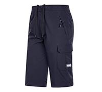 QAZX Pantalon d'extérieur 3/4 pour homme - Séchage rapide - Short de plage - Bermuda - Pantalon de jogging - Short de sport - Pantalon de loisirs - Stretch - Léger et respirant, bleu foncé, 7X-Large