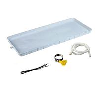 QAZXDRFG Bac de récupération des condensats, bac de récupération en Plastique - Kit de climatiseur de fenêtre Universel, climatiseur Portable pour systèmes Split intérieurs/extérieurs