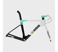 QAZXDRFG Cadre de vélo de Route en Fibre de Carbone, Cadre de vélo Gravel, 44/47/50/53/56 cm, Cadre de Course, Freins à Disque, acheminement Interne (Jaune, 56 cm)