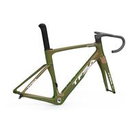 QAZXDRFG Cadre de vélo en Fibre de Carbone 49/52/54/56 cm, Frein à rétropédalage, Fixation Rapide, VTT, Frein à Disque, routage Interne QR F12 x 100 mm R12 x 142 mm (Vert 2,54 cm)