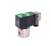 QAZYUIENW Électrovanne Haute Pression 2/2 Voies à Action directe/pilotée série PG en Acier Inoxydable 304 100 Bar 1/8" 1/4" 12 V 24 V 220 V(24VDC-100 Bar,1/8 inch)