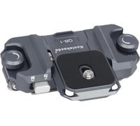 QB-1 Quick Release Camera Clip, Shoulder Strap Mount or Belt Clip for GoPro, Card Machine, DSLR Camera and Binoculars, Silver, One Size