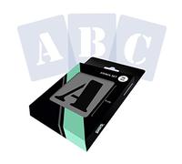 QBIX Lot de pochoirs de lettres/alphabet, à caractères majuscules, hauteur des lettres : 5 cm, réutilisables, pour peinture, artisanat, mur, meuble