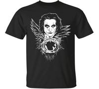 QBKCLP ERSAN The Crow Face Eric Draven It Can't Rain All The Time Black T-T-Shirts à Manches Courtes(X-Large)
