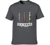 QBKCLP Escobar by Pablo Narcos Inspired Drug Lord Cartel T T-Shirts à Manches Courtes(Large)
