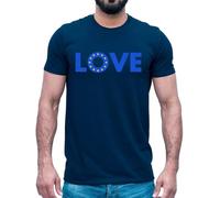 QBKCLP EU Flag Men's T-T-Shirts à Manches Courtes Love Europe European Union Referendum Logo Remain Anti Brexit(Large)