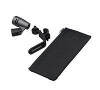 Qbkohphifm Microphone Dynamique E604, Microphone à Tambour pour Instrument Cardioïde avec Support à Bras à Pince