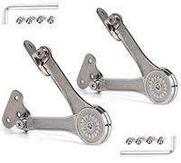 QBOSO Lot de 2 charnières robustes pour couvercle pliable à 110 degrés, parfaites pour armoire, placard, armoire ou boîte à jouets