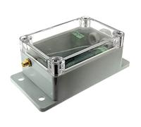 qBox AMC Kit de boîtier IOT DIY (un SMA), boîtier IOT pour Arduino MKR ESP32 Cellular LoRa WiFi Board, boîtier étanche IP65 avec presse-étoupes, prototypage PCB, connecteurs et SMA