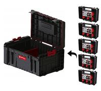 QBRICK 5987 4256 Boîte à outils modulaire + 5 systèmes de valises multi-organiseur, Noir