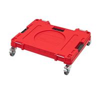Qbrick System ONE Plateforme de transport 2.0 Atelier RED Ultra HD 625 x 503 x 160 mm 120 kg avec roues pivotantes en métal et frein