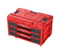 QBRICK SYSTEM Malette Outils Boîtes à Outils Valise ONE Drawer 3 Toolbox 2.0 RED Ultra HD Rouge 587 x 380 x 340 mm