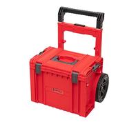 Qbrick System PRO Cart 2.0 Plus RED ULTRA HD empilable 490 x 415 x 660 mm 29 l IP54 poignée télescopique double amovible