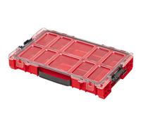 QBRICK SYSTEM Malette Outils Boîtes à Outils Valise PRO Organizer 100 RED Ultra HD Boîte De Tri De Gamme De Vis Rouge 460 x 310 x 105 mm