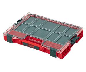 QBRICK SYSTEM Malette Outils Boîtes à Outils Valise PRO Organizer 200 MFI RED Ultra HD Boîte De Tri De Gamme De Vis Rouge 460 x 370 x 105 mm