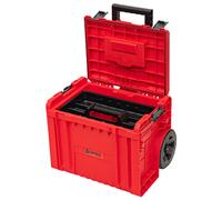 Qbrick System PRO Cart 2.0 Plus RED ULTRA HD empilable 490 x 415 x 660 mm 29 l IP54 poignée télescopique double amovible