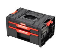 Qbrick System PRO Drawer 2 Toolbox 2.0 Basic empilable 450 x 310 x 244 mm 4,5 l 9,5 l IP54 avec deux tiroirs 5 cloisons