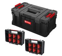 Qbrick System - Boîte à outils System TWO - 6 compartiments - Noir - Polypropylène, Polycarbonate