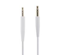 QC25 QC35 QC35 II QC45 OE2 OE2i Câble audio de rechange compatible avec casque Bose, câble jack stéréo mâle de 3,5 mm vers 2,5 mm, 1,5 m, pas de microphone/télécommande, blanc