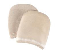 Qcbuegof 1 paire de chaussettes en gel pour orteils pour femme - Cachez les capuchons pour un usage quotidien