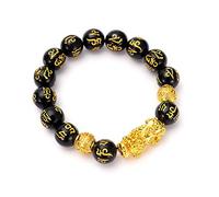 Qcbuegof Amulette bouddhiste Feng Shui - Extensible - Convient pour les bracelets tressés unisexes - Pour homme et femme