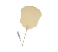 Qcbuegof Artiste papier de riz ventilateur rond ventilateur pinceau stylo calligraphie peinture papier de riz ventilateur vide ventilateur rond ventilateur