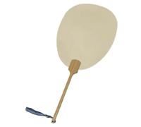 Qcbuegof Artiste papier de riz ventilateur rond ventilateur pinceau stylo calligraphie peinture papier de riz ventilateur vide ventilateur rond ventilateur