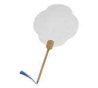 Qcbuegof Artiste papier de riz ventilateur rond ventilateur pinceau stylo calligraphie peinture papier de riz ventilateur vide ventilateur rond ventilateur