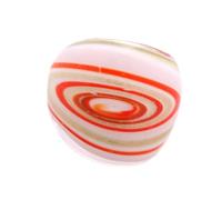 Qcbuegof Bague en verre florale enroulée avec du fil de fer - Thème ethnique - Bijoux confortables - Designs culturels uniques - Anneaux enveloppés de fil de fer, comme décrit