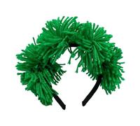 Qcbuegof Bandeau à pompons en fourrure pour les jours d'indépendance, les célébrations, les fêtes, les festivals, les élections, les coiffures et les fêtes