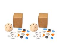 Qcbuegof Bloc d'entraînement à l'escalade fabriqué à la main pour la force des doigts et la fidélité des exercices d'escalade en bois