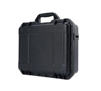 Qcbuegof Boîte de rangement rigide pour sac à main UAV IP67 Sac de rangement de protection avec doublure en éponge douce Noir Boîte de rangement antichoc