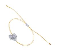 Qcbuegof Bracelets tressés en ficelle d'amour fabriqués artisanalement avec motif cœur - Confortable - Unisexe - Pour couple - Pour un usage quotidien - Chaîne de poignet pour un usage quotidien, One