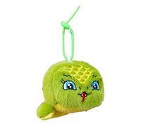 Qcbuegof Chinoise Zodiacal Charm Tête de Serpent Peluche Porte-clés pour Bonne chance et prospérité Cadeau traditionnel du Nouvel An chinois pour enfants Adull Porte-clés en peluche